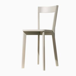 Silla de comedor Mina en gris de Tommaso Caldera para WLegno