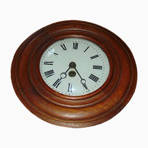 Vintage Wall-Mounted Wooden Clock from D.C.