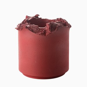 Vase Rouge Mat par Formafantasma pour Bitossi