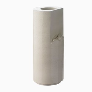 Torn & Arc Cut Vase in Weiß von Formafantasma für Bitossi
