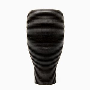 Anni S Black Cypress Vase by Massimo Barbierato for Hands on Design