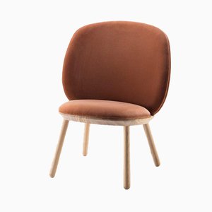 Chaise Basse Naïve en Terracotta par etc.etc. pour Emko