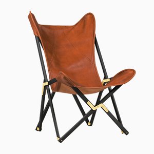 Brown Telami Tripolina Leather Chair from Telami