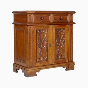 Mid-Century Tuscan Cabinet in Carved Walnut