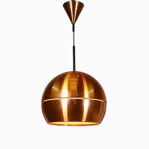 Mid-Century Modern Copper Pendant Lamp