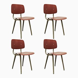 Revolt Chairs by Friso Kramer for Ahrend de Cirkel, 1953, Set of 4