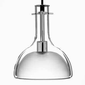 Lampe à Suspension Wolkje M en Chrome par Fällander Glas pour Akaru