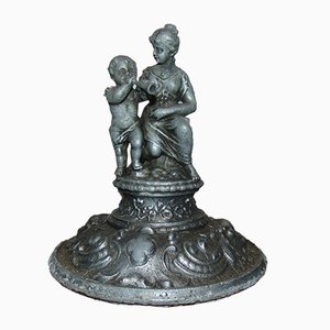 Figurine de Femme avec Enfant Antique