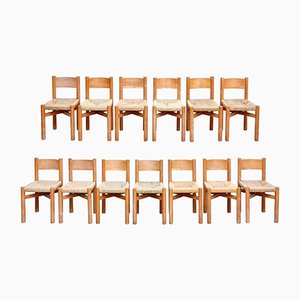 Meribel Chairs by Charlotte Perriand, Set of , 1950s