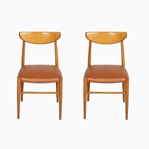 Italian Side Chairs, 1950s, Set of 2