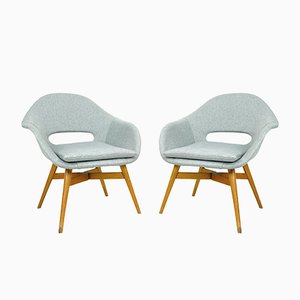 Set of Vintage Armchairs from Miroslav Navrátil for Tatra