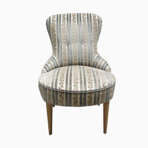 Vintage Cocktail Armchair with Arched Back