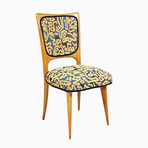 Chaise d'Appoint Vintage en Érable, Italie, Set de 2