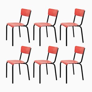 Chairs by Pierre Guariche for Meurop, 1950s, Set of 6