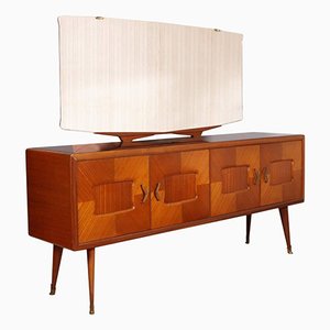 Credenza Mid-Century in noce e palissandro, Italia, anni '40