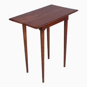 Art Deco Side Table in Solid Walnut