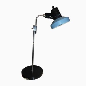 Black & Blue Desk Lamp, 1970s