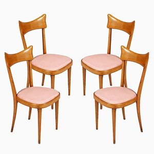 Chaises de Salon Mid-Century Modernes, Set de 4