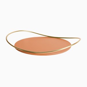 Touché B Tray in Terracotta by Martina Bartoli for Mason Editions