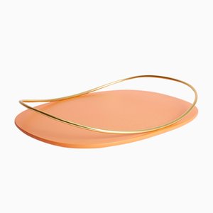 Touché C Tray in Terracotta by Martina Bartoli for Mason Editions