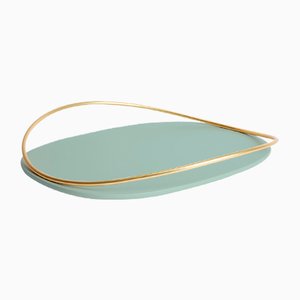 Touché D Tray in Sage by Martina Bartoli for Mason Editions