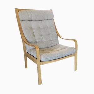 Dänischer Vintage Buchenholz Sessel