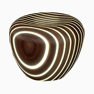 Taburete luminoso Bright Woods Collection de wengué de Giancarlo Zema para Luxyde