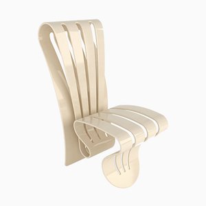 Chaise Limited Edition en Feuille de Corian par Giancarlo Zema pour Luxyde