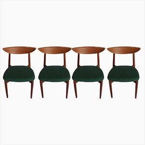 Dining Chair Model No.58 by Harry Østergaard for Randers, 1960s, Set of 4