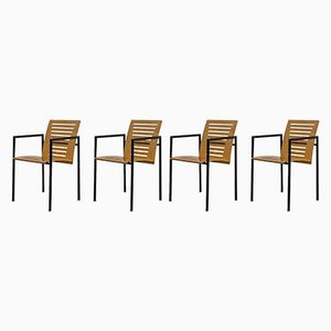 Robert Dining Chairs by Thomas Albrecht for Atoll, 1980s, Set of 4