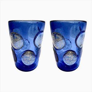 Bicchieri moderni in vetro di Murano di Mariana Iskra, Italia, set di 2
