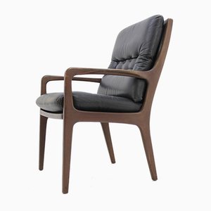 Mid-Century Danish Leather Armchair, 1962