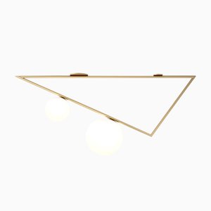 Lámpara de techo triangular de Atelier Areti