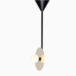 Lámpara colgante Disc & Sphere vertical de Atelier Areti
