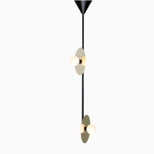 Lampe à Suspension Disque & Sphère Verticale par Atelier Areti