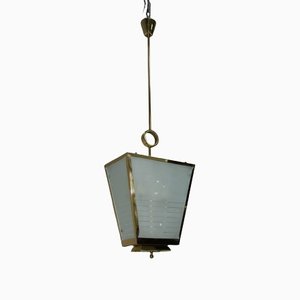 Lampe à Suspension Vintage par Pietro Chiesa pour Fontana Arte, 1940s