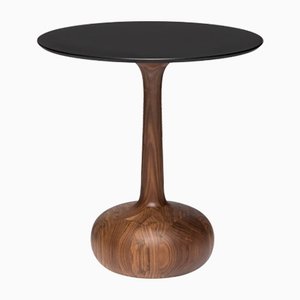 Table Basse Gineva Canaletto en Noyer avec Plateau en Fenix NTM par Alessio Elli pour Elli Design