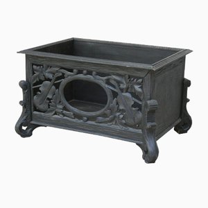 Caja de música antigua, década de 1860