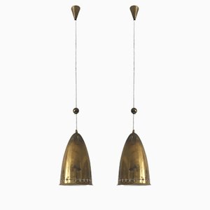 Scandinavian Pendant Lamps from Ateljé Lyktan, 1950s, Set of 2