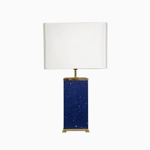 Lámpara de piedra azul de Enzo Missoni, años 70
