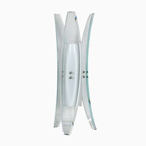 Lampada da tavolo in vetro, anni '60