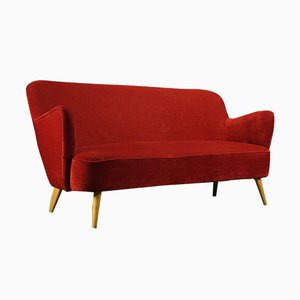Italian Modern Sofas Online At Pamono Red Mid Century German Tail Sofa 1950s