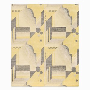 Art Deco Teppich in Lemon von Knots Rugs