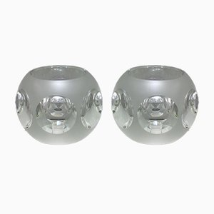 Lampade da tavolo in vetro di Peill & Putzler, anni '70, set di 2