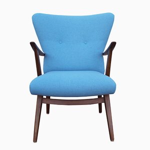 Vintage Light Blue Armchair, 1950s