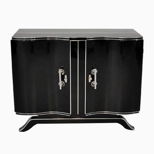 Art Deco Commode with Chrome Handles, 1920s