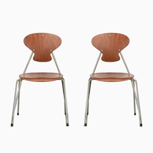 Chaises Vintage par Steen Eiler Rasmussen & Kai Lyngfeldt Larsen pour Danbork, Danemark, Set de 2