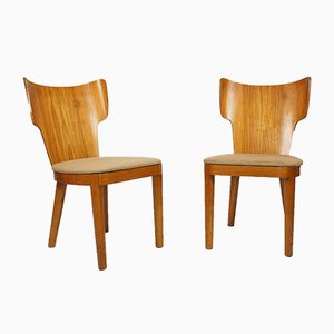 Chaises en Bois Courbé, 1940s, Set de 2