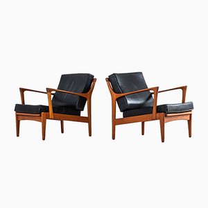 Fauteuils Kuba par Bertil Fridhagen pour Bröderna Andersson, 1960s, Set de 2