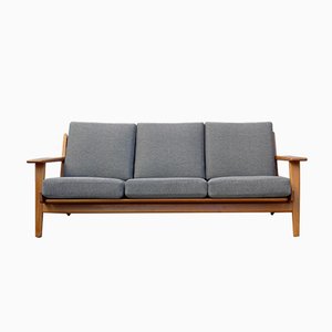 Modell GE 290 Teak 3-Sitzer Sofa von Hans J. Wegner für Getama, 1960er